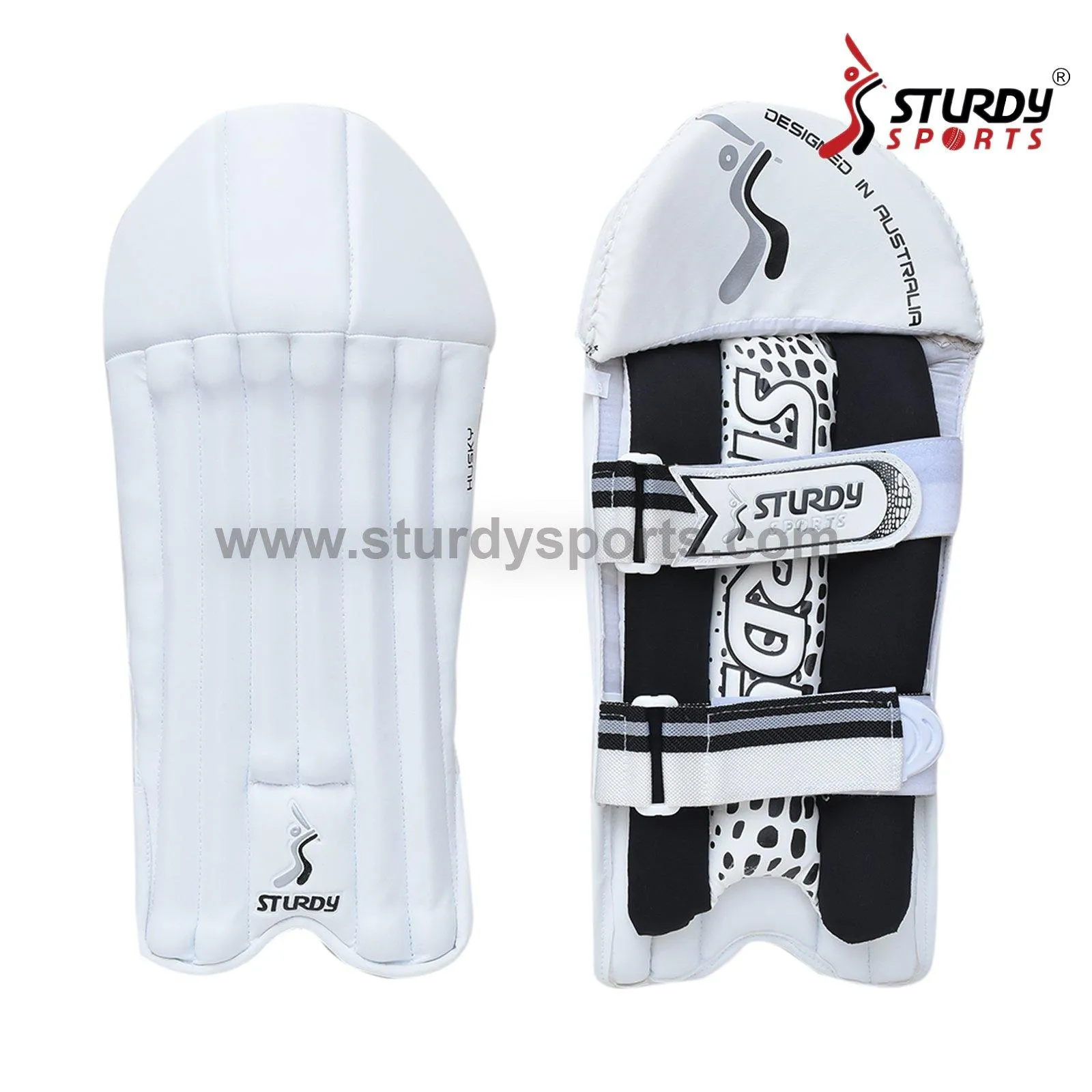 Sturdy Husky Keeping Cricket Pads - Junior