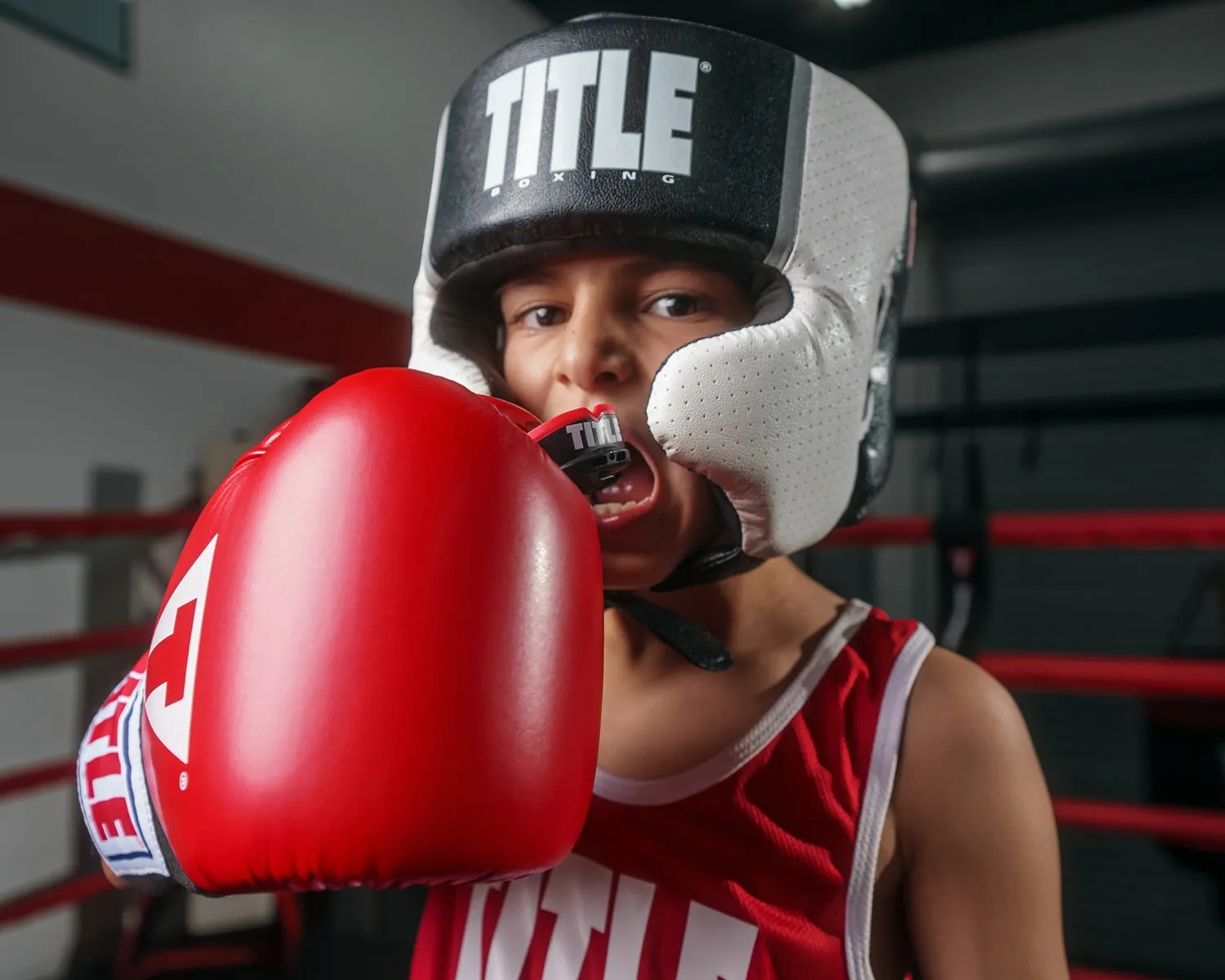 TITLE Boxing Air Force Duo-Defense Youth Mouthguard 2.0