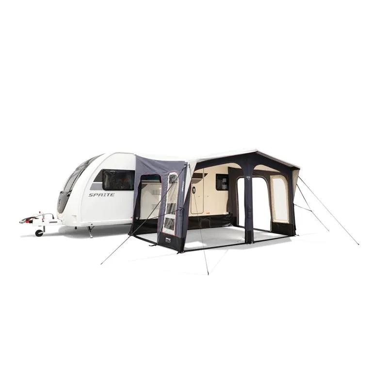 Vango Riviera Air Awning 390 Elements TC Package With Free Tall Annex Elements TC - Riviera, Caravan Awning Side Canopy and    CP225 - Breathable Fitted Carpet - Riviera 390