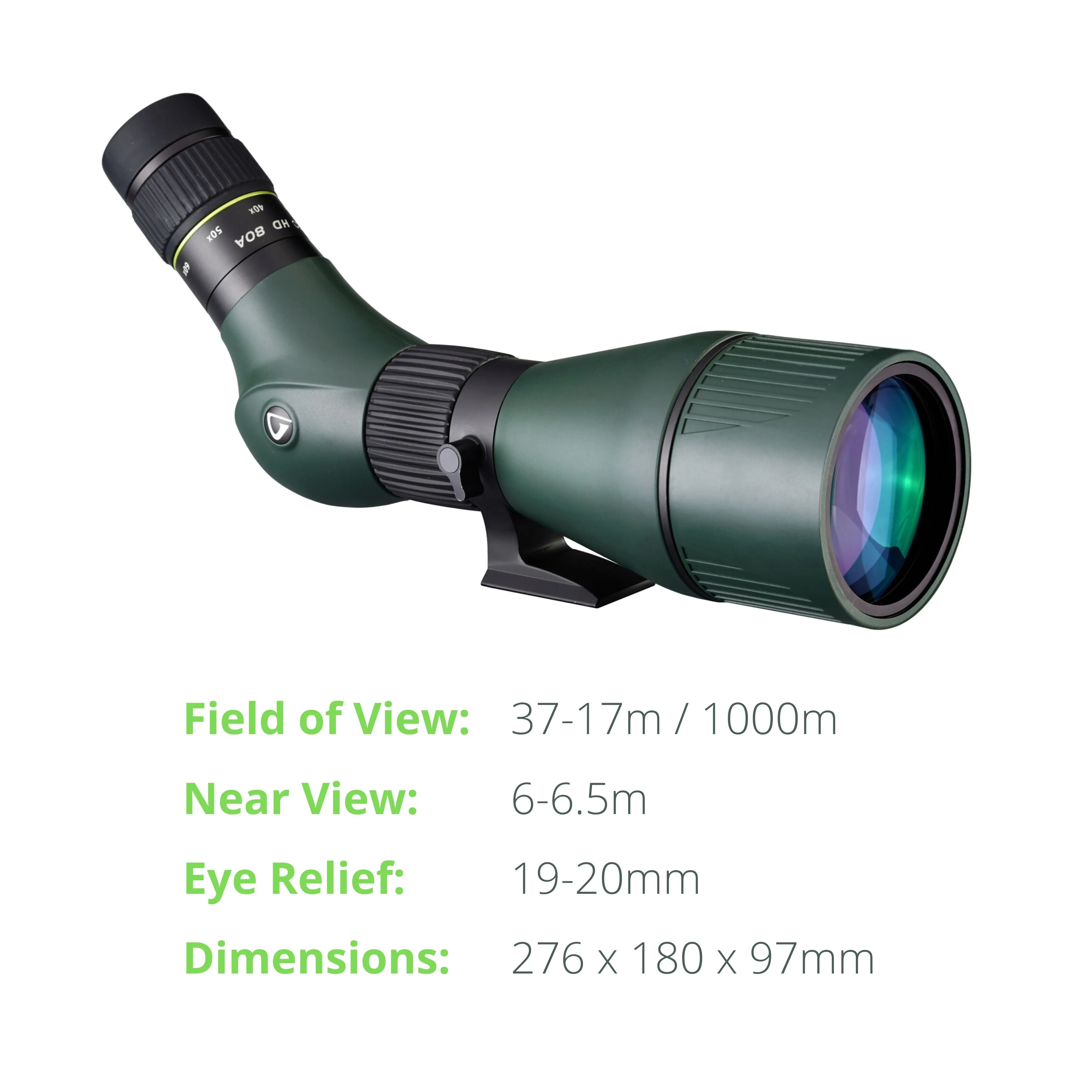 VEO HD 80A Lightweight Spotting Scope - 20-60x Zoom