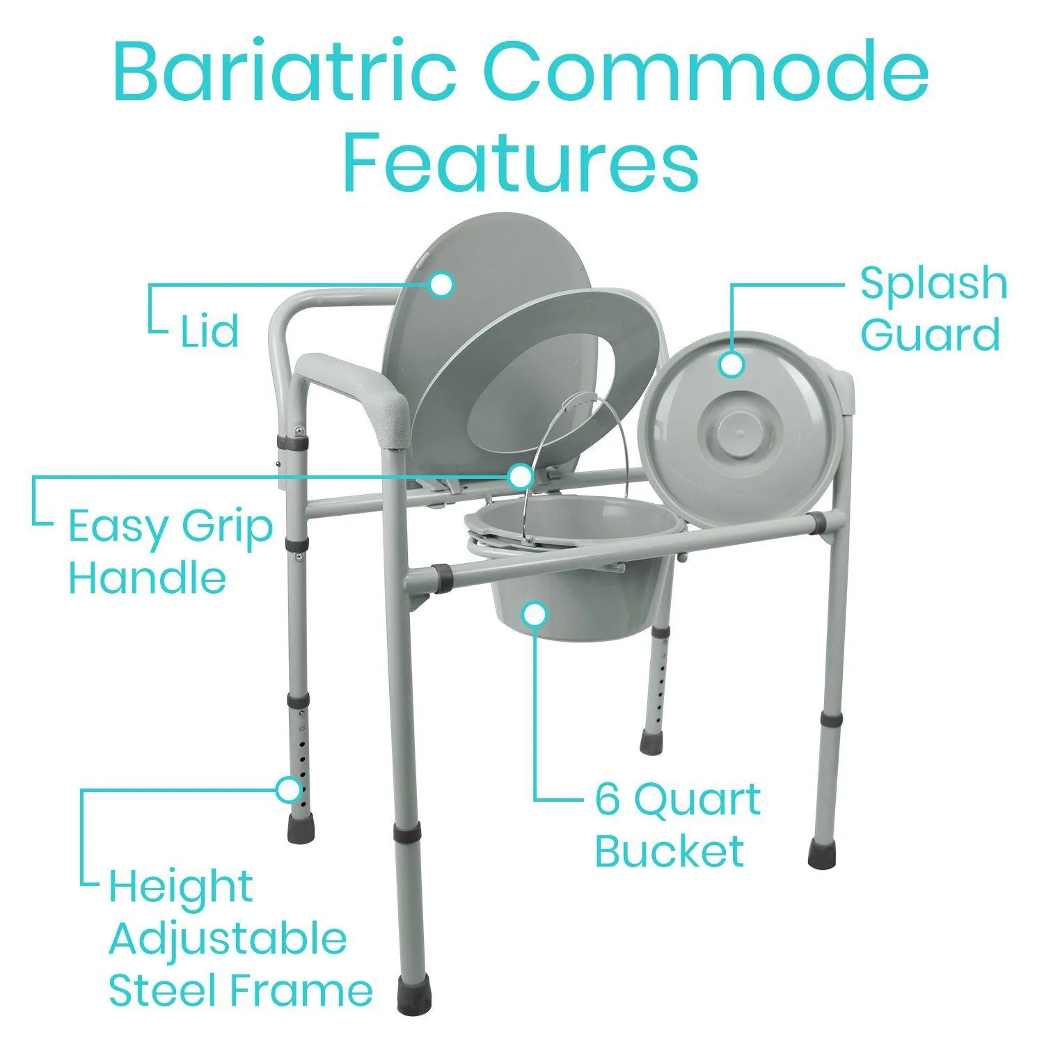 Vive Bariatric Commode