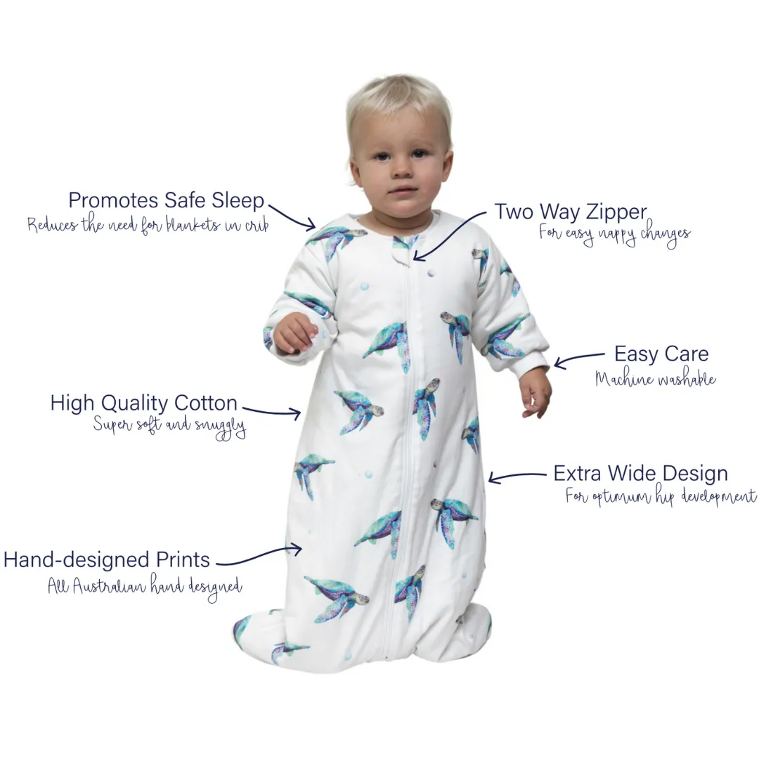 Winter Sleeping Bag 3.5 TOG - Blue Abstract